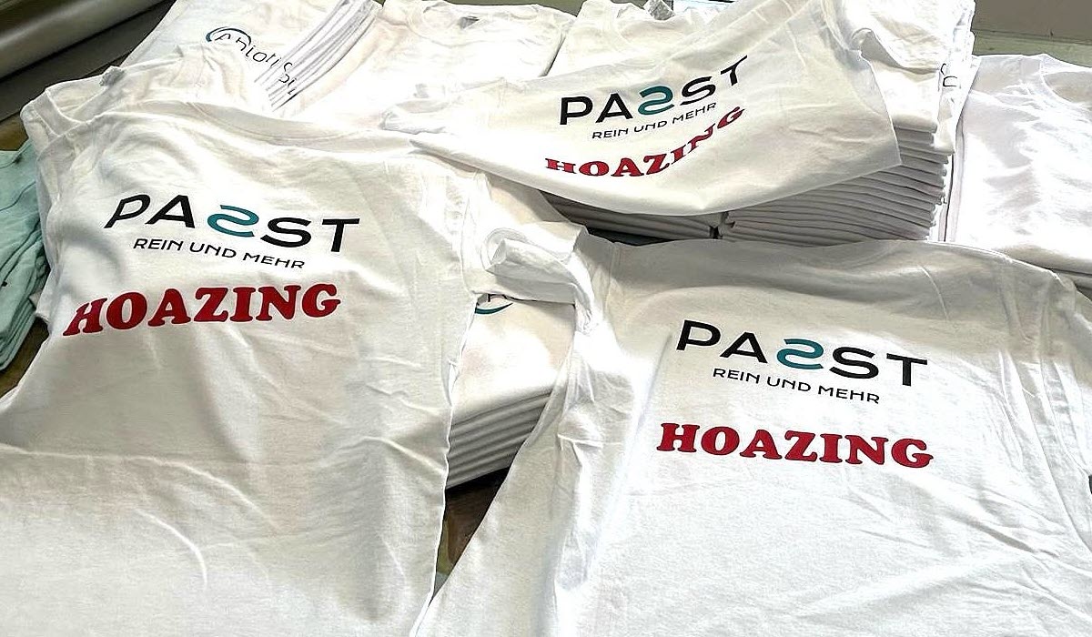 Textildruck Veredelung Stick Textilien besticken bei Schütz Schilder Beschriftungen in Alkoven